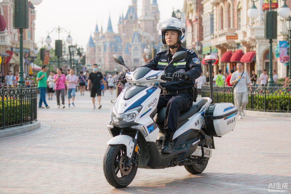 写给主题乐园管理者：警用电动摩托车怎么控制成本