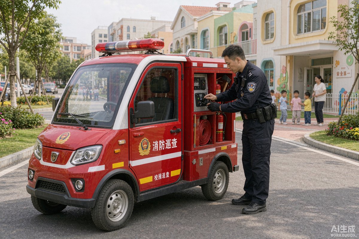 在幼儿园，消防巡查车常见问题怎么解决？问题排查一文说清