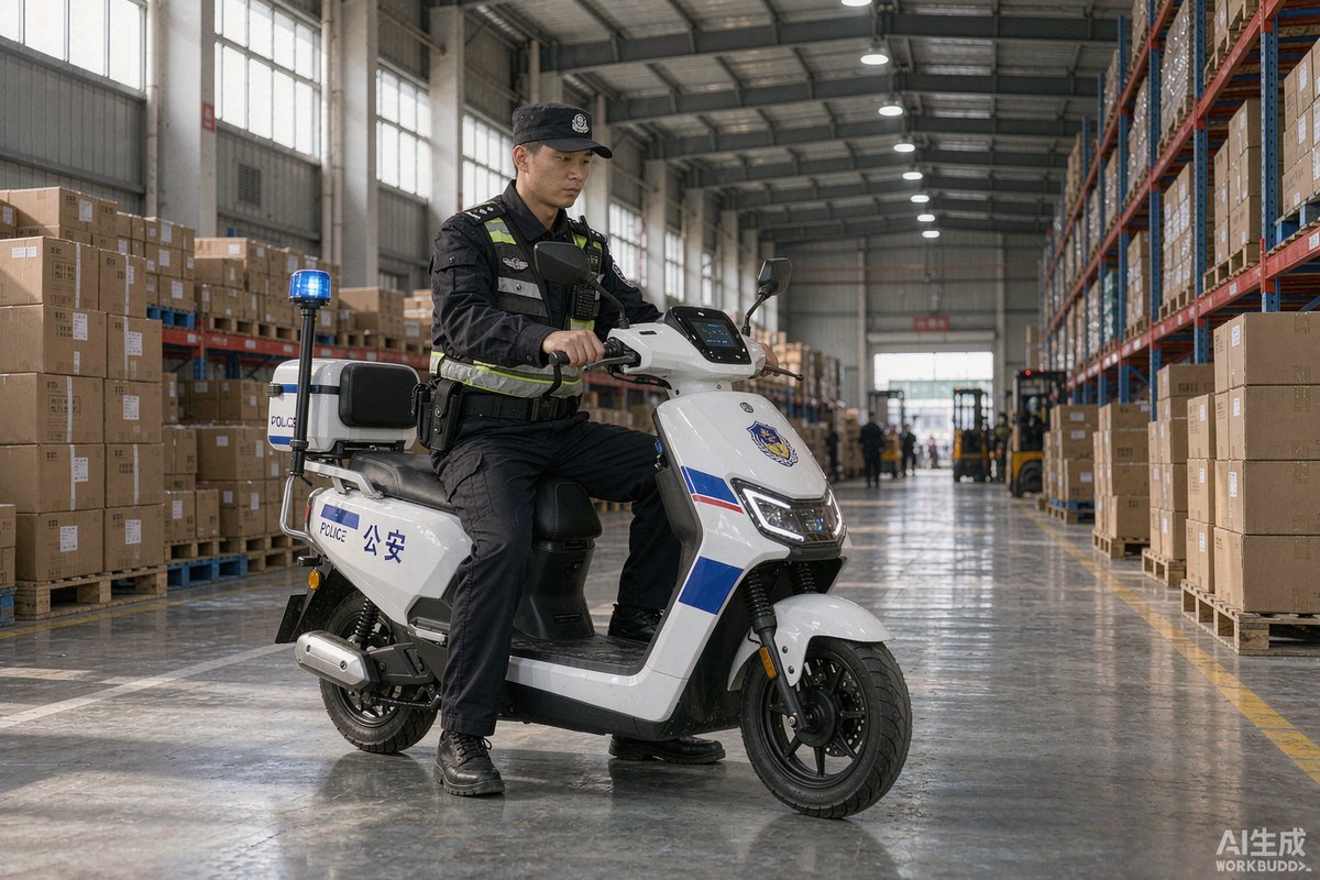两轮警用电动车未来趋势怎么看？仓储物流中心场景趋势研判详解