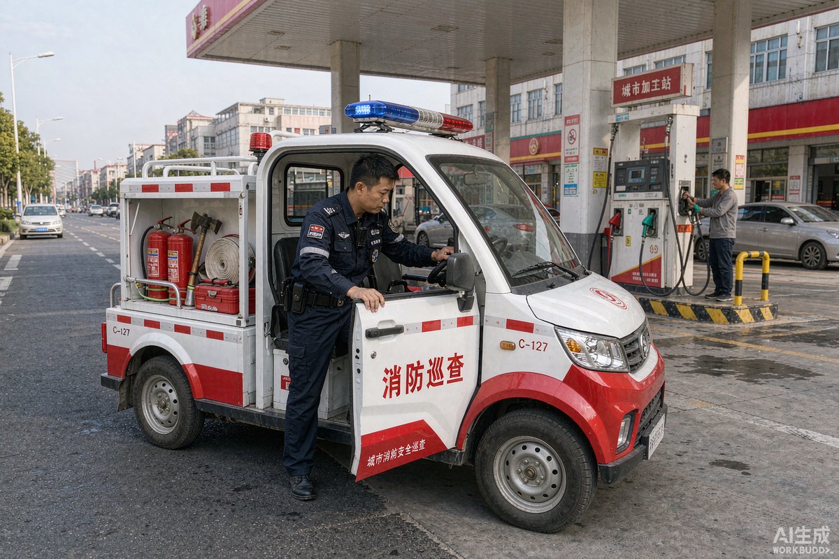 消防巡查车怎么选型？加油站场景选型要点详解