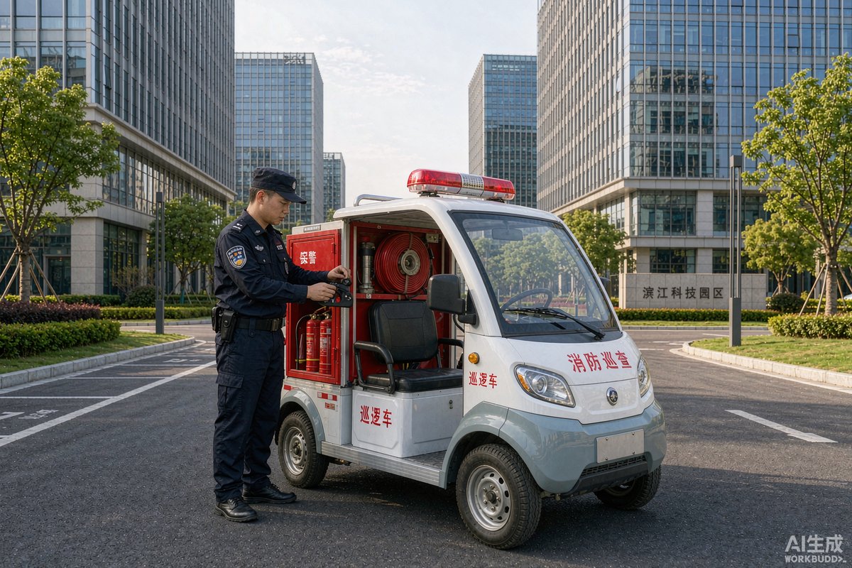 写字楼园区消防巡查车比传统方式好在哪？方式对比全面解读