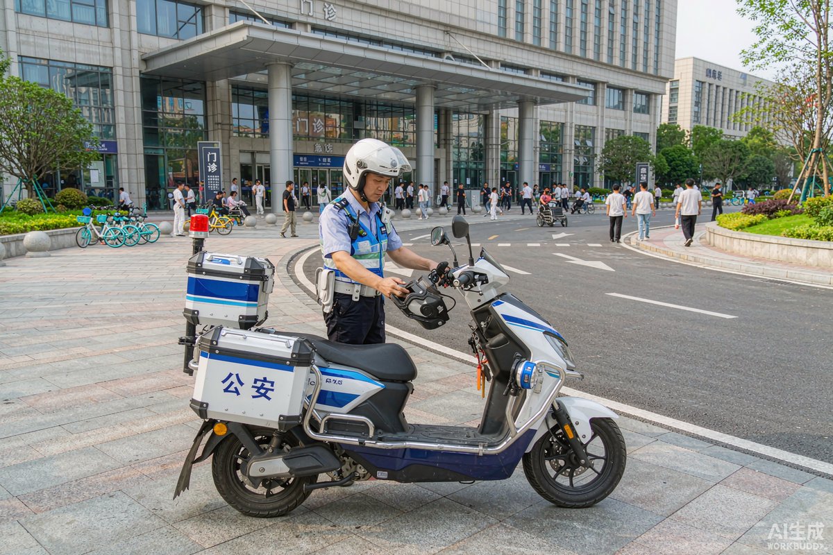 写给大型医院管理者：警用电动摩托车怎么排班更合理
