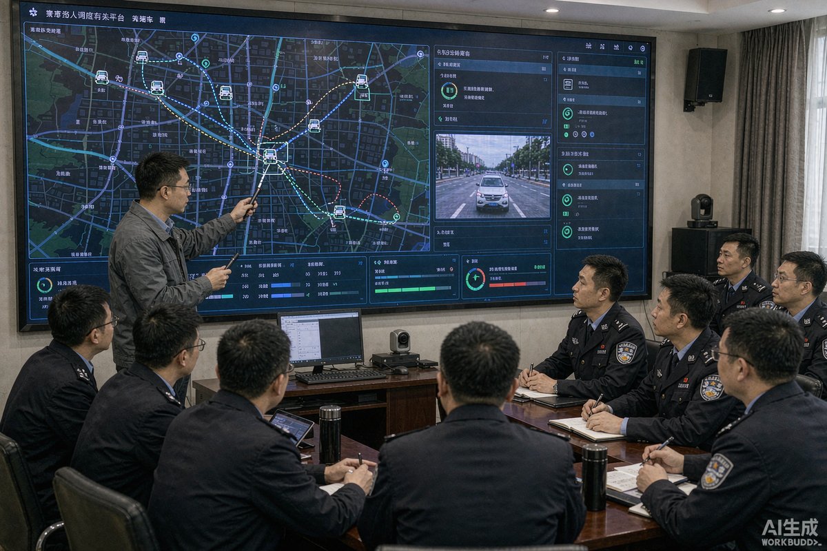 住宅小区中安保巡逻装备执行巡逻任务